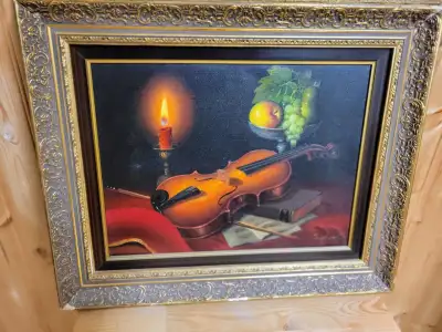 Siebert (German) Original Oil Painting Canvas Signed Open trade, View more