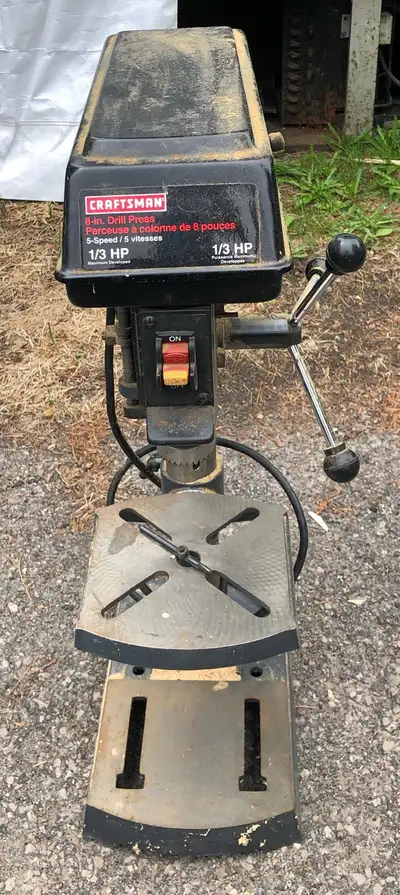  Perceuse à colonne " vintage " 8pouces 5vitesses 1/3hp 120V, View more