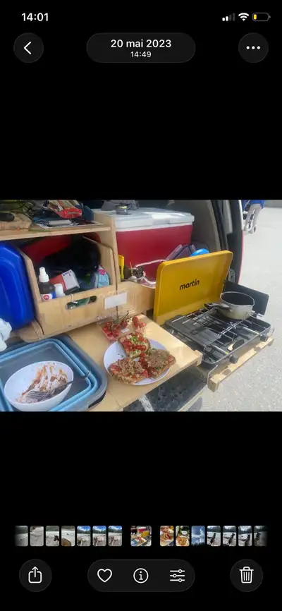 —-negociable—- Kit conversion camping Vanpackers – Dodge Grand Caravan Aménagement modulable idéal p...