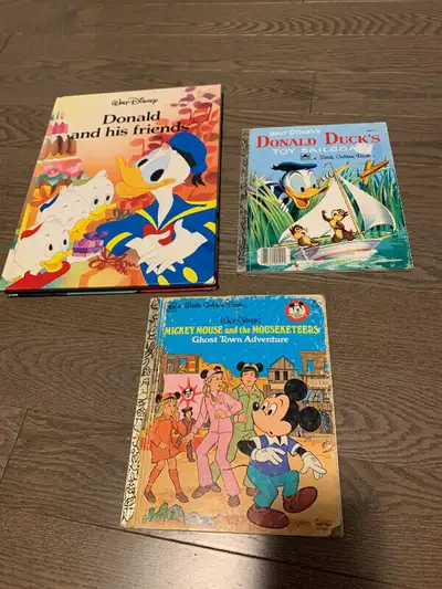 Vintage Walt Disney books, View more