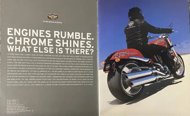 2005 Victory Motorcycles Original 42 Pg Dealer Brochure in Arts & Collectibles in North Bay - Image 3
