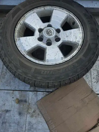 Toyota 17 inch rims tires nfg 4 rims 100.00