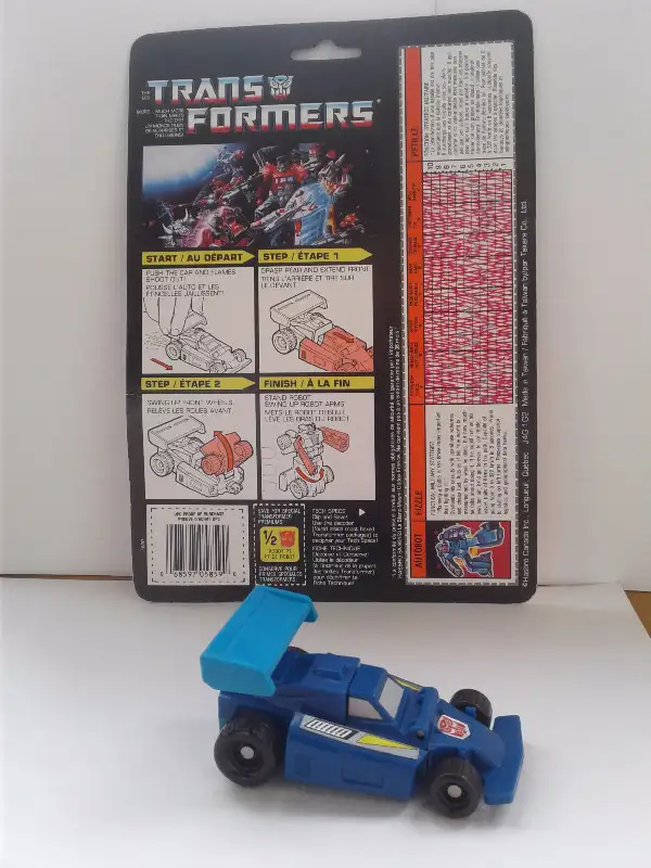 Transformers G1 Fizzle Sparkabot w/card VTG62866660733442121