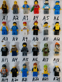 LEGO Minifigurines 5$ chacune (voir photos)