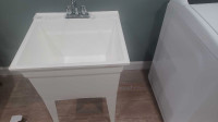 Laundry Tub with Moen Taps