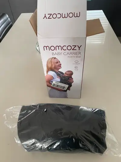 MomCozy Baby Carrier, Black- Brand New, View more