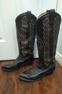 Woman's Leather Cowboy boots Size 6.5 Dan Post> Shediac NB