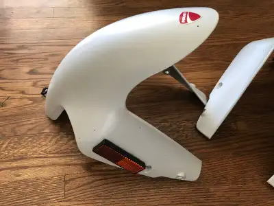 $225. each Ducati Factory original Only one left with reflectors oem great condition Arctic White Si...