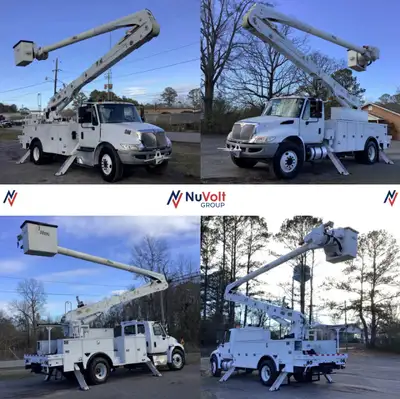 2017 International 4300 6.7L Diesel Automatic 59,000 miles Altec AA55-MH Non overcenter 60 ft workin...