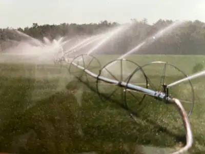 4 Sideroll Irrigation systems 4 x 1,200 ‘ of 5 inch aluminum , 4,800’ total Includes clamps, sprinkl...