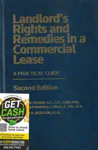 Landlords Rights Remedies in a Commercial Lease 2E 9780779880126