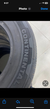 Continental summer tires 