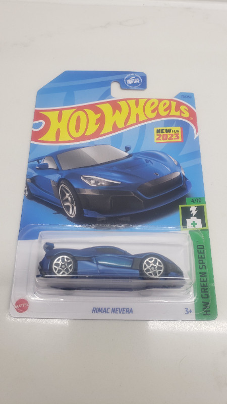 Hot Wheels 2023 #70 - Rimac Nevera Blue in Toys & Games in City of Toronto - Image 2