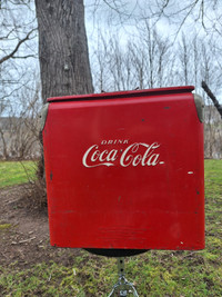 Vintage Coke Cola cooler circa 1950