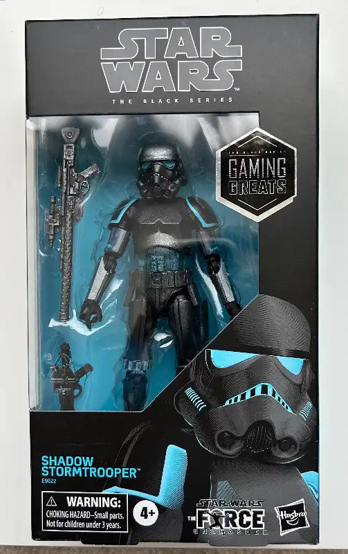 Star Wars Black Series SHADOW STORMTROOPER Game Stop Exclusive