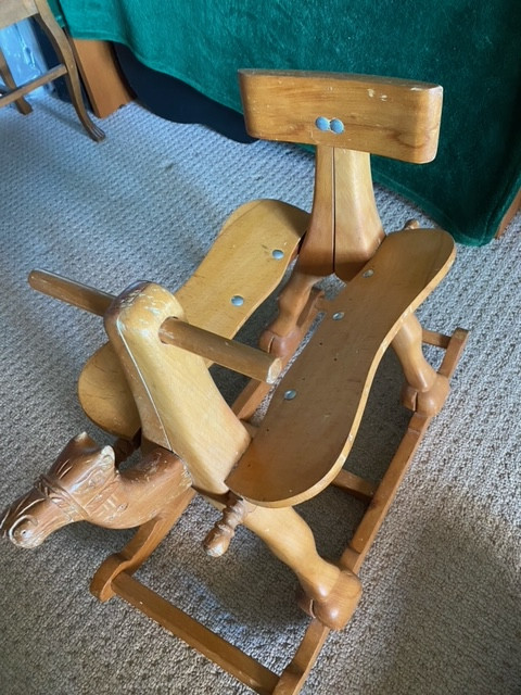 Antique Camel Rocker in Arts & Collectibles in Kingston - Image 3