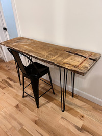 Live edge birch river table