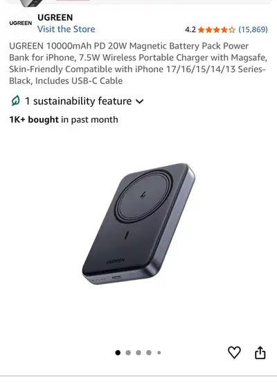 UGREEN Power Bank, View more