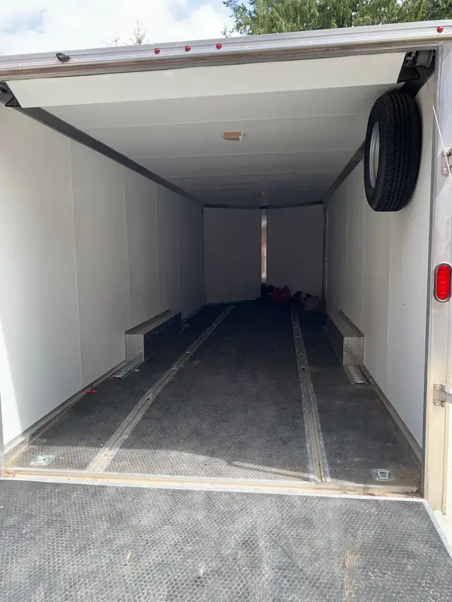 Enclosed Aluminum Car Hauler/Work Trailer in Other in Nelson - Image 7