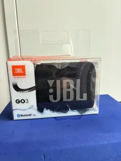 JBL Bluetooth waterproof GO3 speaker, View more