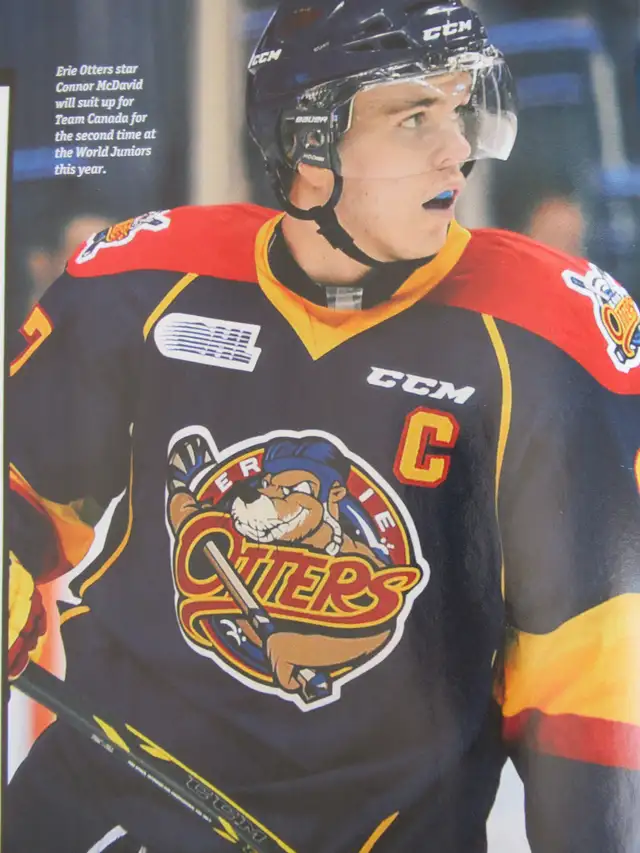 Edmont0n Oilers Goalie Stick, McDav1d OHL Mag SEE DESCR in Hockey in Brantford - Image 5