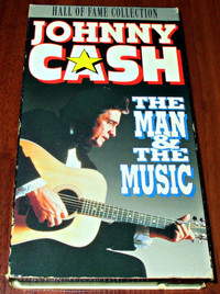 VHS TAPE :: Johnny Cash – The Man & The Music