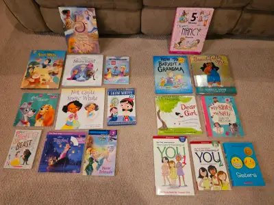 18 Kid’s Books (Disney, Princesses, Growing Up, etc.), View more