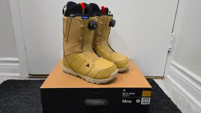 Burton BOA Snowboard boots - Men's Moto Wide sz7.5, View more