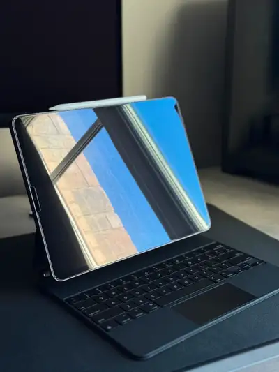 iPad Pro 12.9" (6th Gen) + Magic Keyboard + Apple Pencil 2, View more