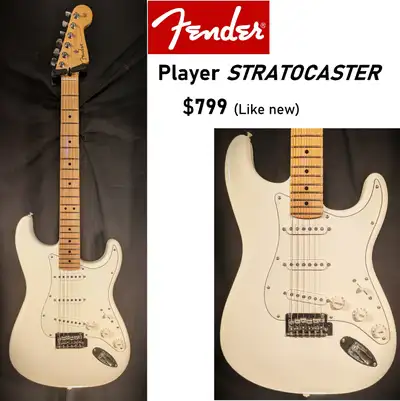 LIKE NEW (MURPHY'S MUSIC) Alnico single-coil pickups are crisp and articulate – it’s authentic Fende...
