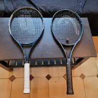 Tennis rackets, Prince and Head