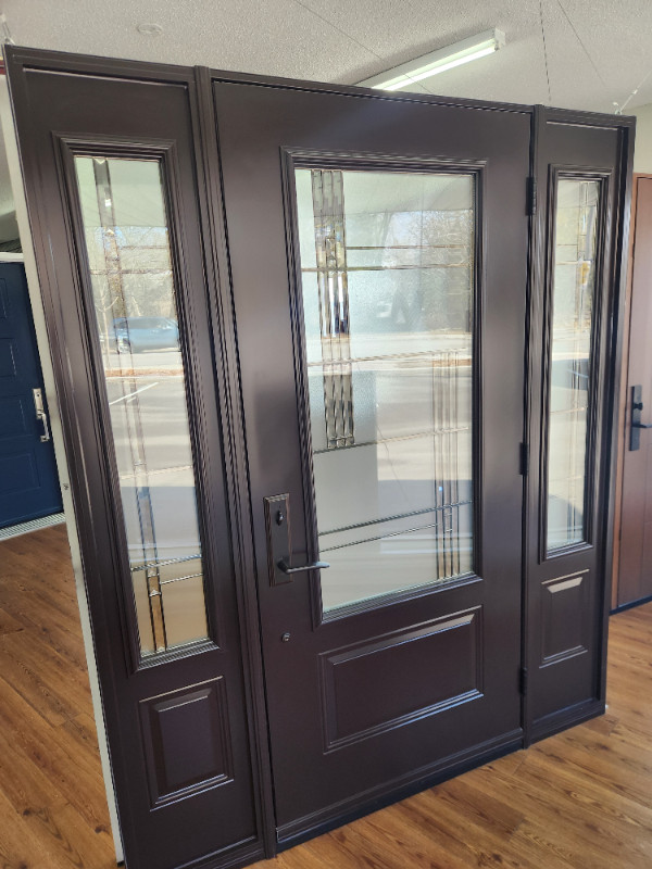 Display Model Steel Door and 2 Sidelites - in Windows, Doors & Trim in Markham / York Region - Image 2