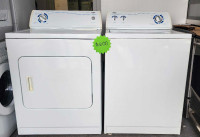 HEAVY DUTY WASHER AND DRYER SET IN PERFECT CONDITION WITH WARRAN
