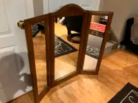 Mirrors , folding dresser