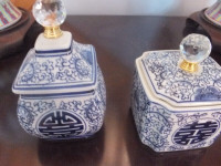 Two Small Ginger Jars