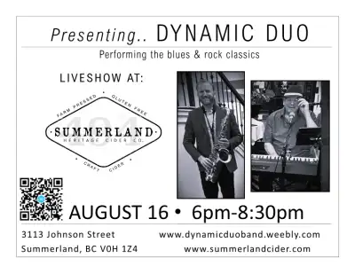 Dynamic Duo – aka Curtis Kieres & Dennis Lyne are two accomplished musicians who joined forces to pr...