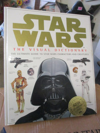 VINTAGE STAR WARS VISUAL DICTIONARY HARDCOVER BOOK $10.