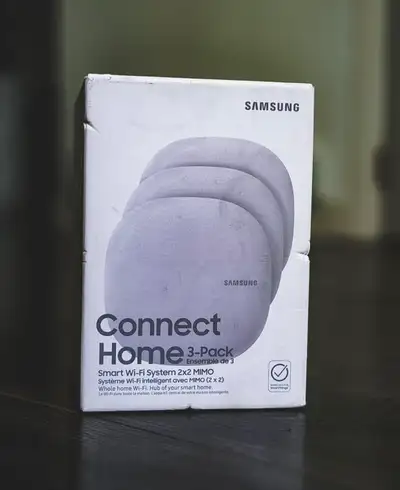 Samsung Connect Home AC1300 Smart WiFi System 3-Pack ET-WV520, View more