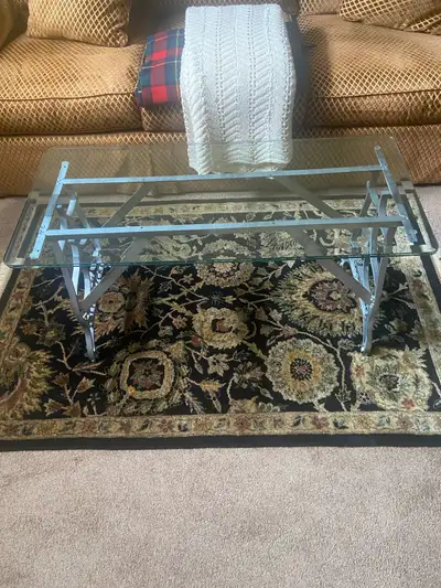 Vintage singer sewing machine base silver 19x40 beveled glass two layer to allow show shadow box eff...