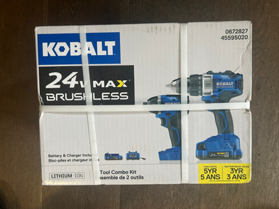 Cordless Brushless ***NEW Kobalt Drill/Impact Combo, View more
