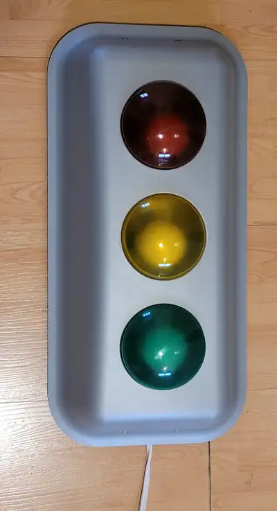 Vintage IKEA Traffic Light Wall Lamp, View more
