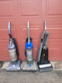 3 upright vacuums-$100