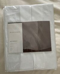 New White Double Bedskirt-Still in Package