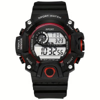 Multifunctional Sport Military Night Light Waterproof Watch