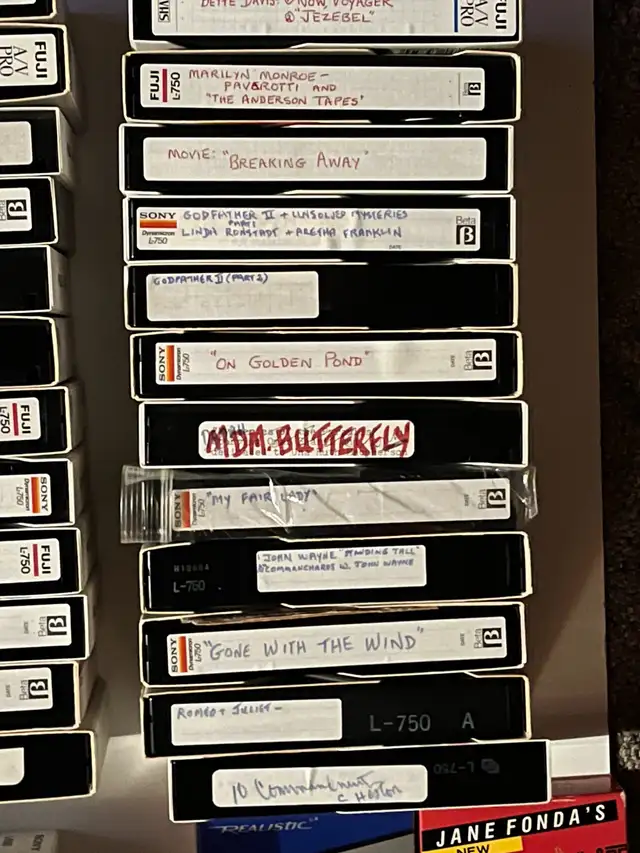 51 BETAMAX TAPES New Blank or taped Movies n Concerts 63006662365569122