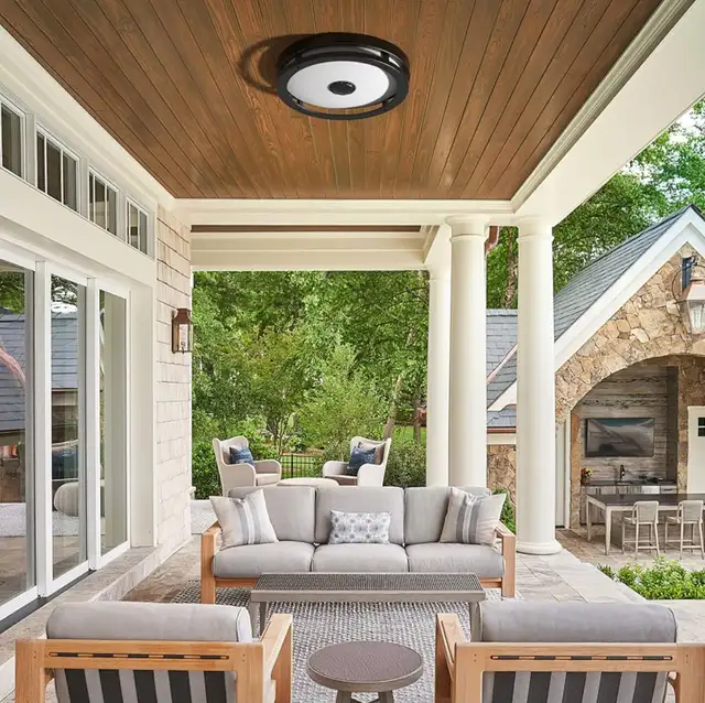  LED Flush Mount Ceiling Light 12” Motion Sensor Dusk to Dawn in Indoor Lighting & Fans in Hamilton - Image 8