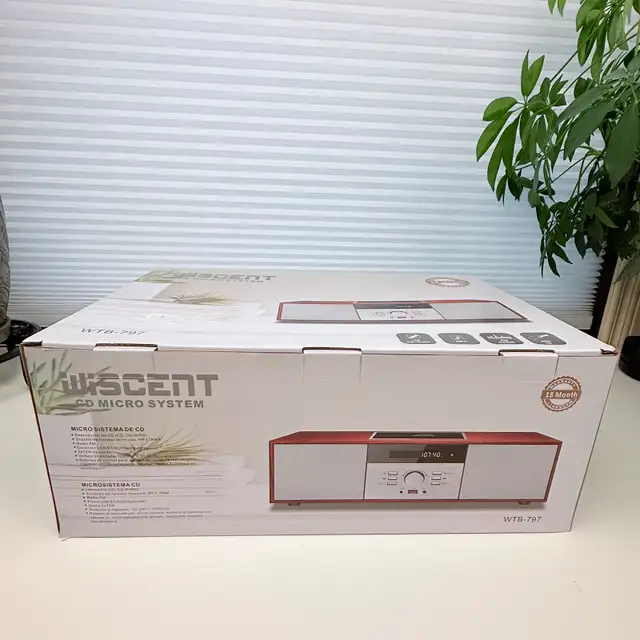 New Bluetooth Vintage Micro HiFi CD Play Stereo System for Home in Stereo Systems & Home Theatre in Calgary - Image 3