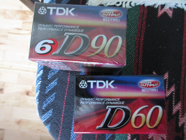 Lot:  6 pack TDK d90 and 5 loose TDK d60 Cassette tapes new in CDs, DVDs & Blu-ray in Timmins - Image 2