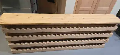 Wine rack for 96 bottles and 66 bottles to do your own.