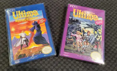 Nintendo NES - Ultima (Warriors of Destiny & Exodus), View more